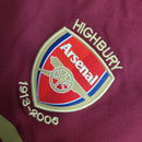 Camisa Retrô Arsenal I 2005/2006 manga longa - Nike Masculina - Vinho