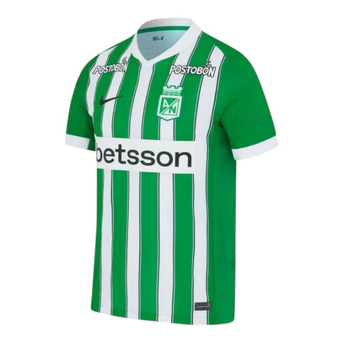 Camisa Atlético Nacional I 26/27 - Torcedor Nike Masculina - Verde e branca