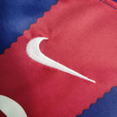 Camisa Barcelona I 23/24 manga longa - Torcedor Nike Masculina - Azul e vermelha
