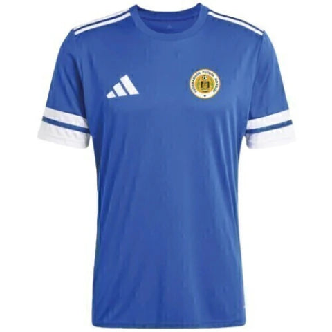 Camisa Seleção Curaçao I 25/26 - Torcedor Adidas Masculina - Azul com detalhes em branco