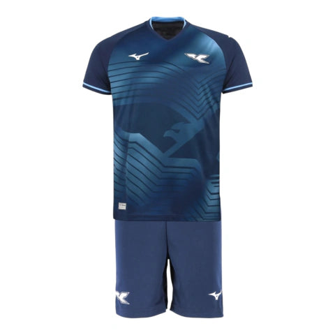 Kit Infantil Lazio III 25/26 - Mizuno - Azul