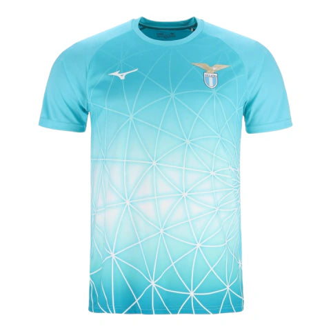 Camisa Lazio Pré-jogo 25/26 - Torcedor Mizuno Masculina - Azul