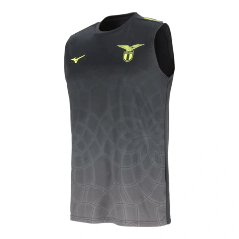 Camisa Regata Lazio Treino 25/26 - Torcedor Mizuno Masculina - Preta