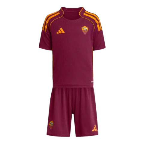 Kit Infantil Roma I 25/26 - Adidas - Vermelho