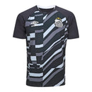 Camisa Santos Pré-jogo 26/27 - Torcedor Umbro Masculina - Preta e cinza