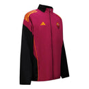 Jaqueta Corta-Vento Roma Pré-jogo 25/26 - Masculina Adidas - Vermelha e preta