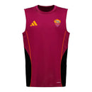 Camisa Regata Roma Treino 25/26 - Torcedor Adidas Masculina - Vermelha