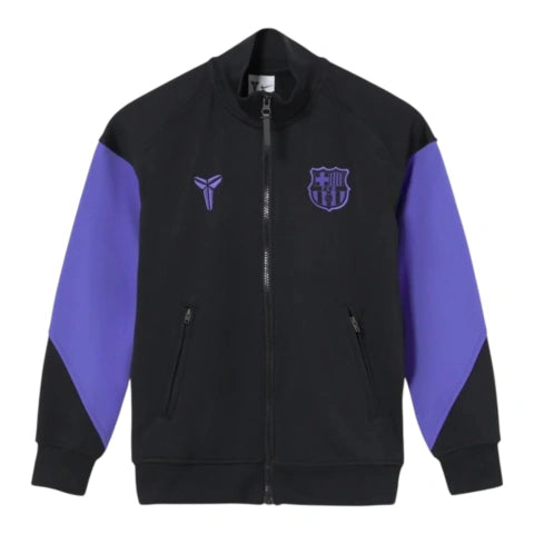 Jaqueta Corta-Vento Barcelona 25/26 - Masculina Nike - Preta e roxa