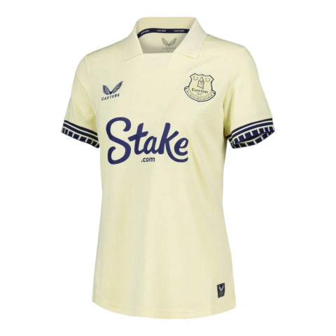 Camisa Everton II 25/26 - Torcedor Castore Feminina - Amarela