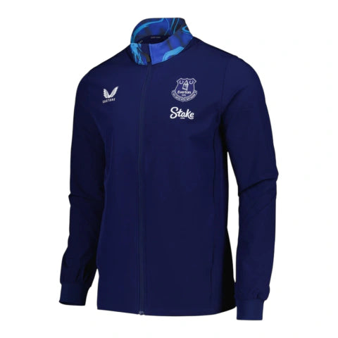 Jaqueta Corta-Vento Everton 25/26 - Masculina Castore - Azul