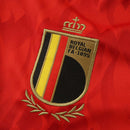 Camisa Seleção Bélgica I 26/27 manga longa - Torcedor Adidas Masculina - Vermelha