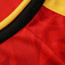 Camisa Seleção Bélgica I 26/27 manga longa - Torcedor Adidas Masculina - Vermelha