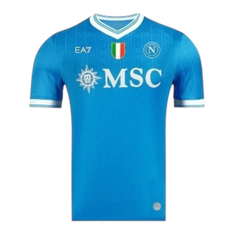 Camisa Napoli I 25/26 - Torcedor EA7 Masculina - Azul