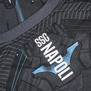 Camisa Napoli Treino 25/26 - Torcedor EA7 Masculina - Cinza com detalhes em azul
