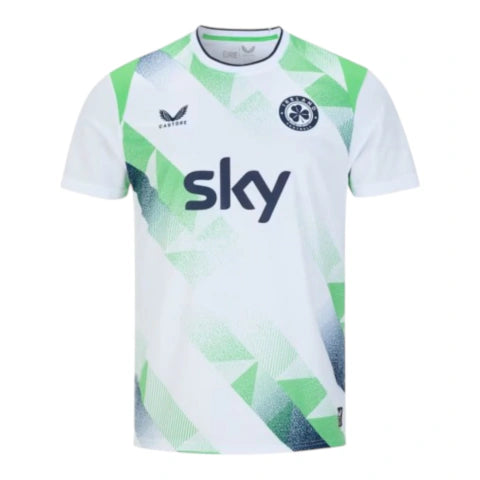 Camisa Seleção Irlanda II 26/27 - Torcedor Castore Masculina - Branca com detalhes em verde