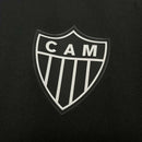 Camisa Atlético Mineiro Treino 25/26 - Torcedor Adidas Masculina - Preta com detalhes em amarelo e laranja