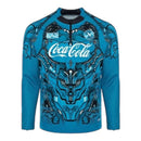 Camisa Napoli Treino 25/26 manga longa - Torcedor EA7 Masculina - Azul