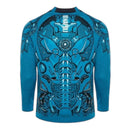 Camisa Napoli Treino 25/26 manga longa - Torcedor EA7 Masculina - Azul
