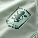 Camisa Aston Villa Treino 25/26 manga longa - Torcedor Adidas Masculina - Branca e verde