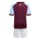 Kit Infantil Aston Villa I 25/26 - Adidas - Vinho