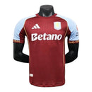 Camisa Aston Villa I 25/26 - Jogador Adidas Masculina - Vinho e azul