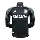 Camisa Aston Villa II 25/26 - Jogador Adidas Masculina - Preta e cinza