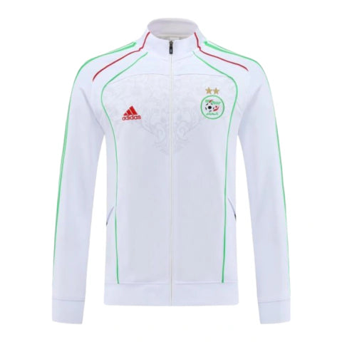 Jaqueta Corta-Vento Seleção Argélia Treino 26/27 - Masculina Adidas - Branca