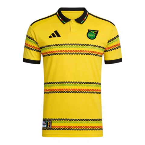 Camisa Seleção Jamaica I 26/27 - Torcedor Adidas Masculina - Amarela