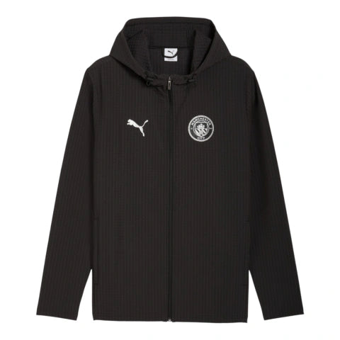 Jaqueta Corta-Vento Manchester City 25/26 - Masculina Puma - Preta