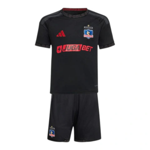 Kit Infantil Colo Colo II 26/27 - Adidas - Preto