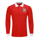 Camisa Seleção País de Gales Edição Comemorativa 150 Anos manga longa - Torcedor Adidas Masculina - Vermelha