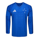 Camisa Cruzeiro I 26/27 manga longa - Torcedor Adidas Masculina - Azul
