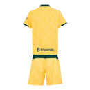 Kit Infantil AC Milan III 25/26 - Puma - Amarelo com detalhes em verde