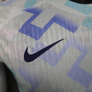 Camisa Inter de Milão II 25/26 manga longa - Jogador Nike Masculina - Branca com detalhes em azul e verde