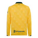Camisa AC Milan III 25/26 manga longa - Torcedor Puma Masculina - Amarela com detalhes em verde