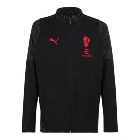 Jaqueta Corta-Vento AC Milan 25/26 - Masculina Puma - Preta