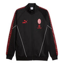 Jaqueta Corta-Vento AC Milan I 25/26 - Masculina Puma - Preta com detalhes em vermelho