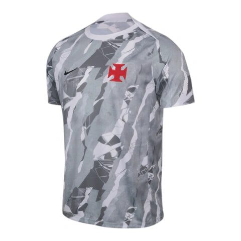 Camisa Vasco da Gama Pré-jogo 26/27 - Torcedor Nike Masculina - Cinza
