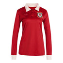 Camisa Seleção País de Gales Edição Comemorativa 150 Anos manga longa - Torcedor Adidas Feminina - Vermelha