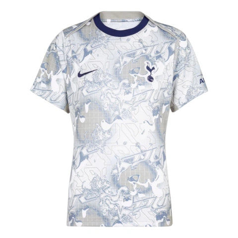 Camisa Tottenham Pré-jogo I 25/26 - Torcedor Nike Masculina - Branca com detalhes em azul e cinza