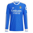 Camisa Real Madrid III 25/26 manga longa - Torcedor Adidas Masculina - Azul