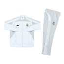 Conjunto Real Madrid Treino 25/26 - Masculino Adidas - Cinza e branco