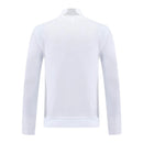 Jaqueta Corta-Vento Real Madrid Treino 25/26 - Masculina Adidas - Cinza e branca