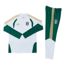 Conjunto Seleção Itália Treino 26/27 - Masculino Adidas - Branco e verde