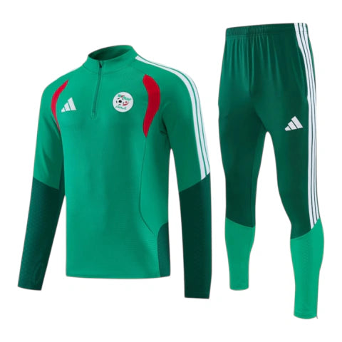 Conjunto Seleção Argélia Treino 26/27 - Masculino Adidas - Verde