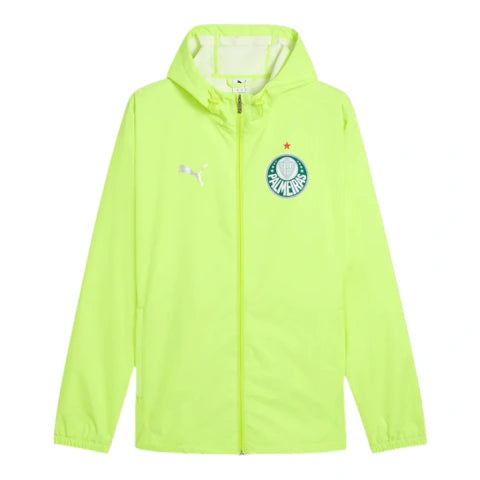 Jaqueta Corta-Vento Palmeiras 25/26 - Masculina Puma - Amarelo neon
