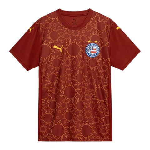 Camisa Bahia III 25/26 - Torcedor Puma Masculina - Vermelha