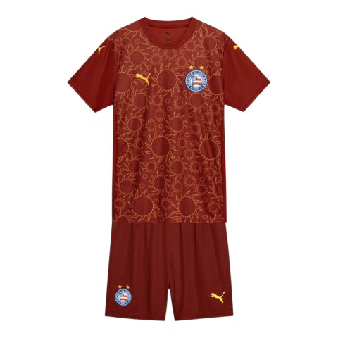 Kit Infantil Bahia III 24/25 - Puma - Vermelho