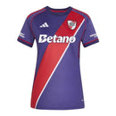 Camisa River Plate III 26/27 - Torcedor Adidas Feminina - Roxa com detalhes em vermelho
