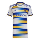 Camisa Boca Juniors III 26/27 - Torcedor Adidas Feminina - Branca com detalhes em azul e amarelo
